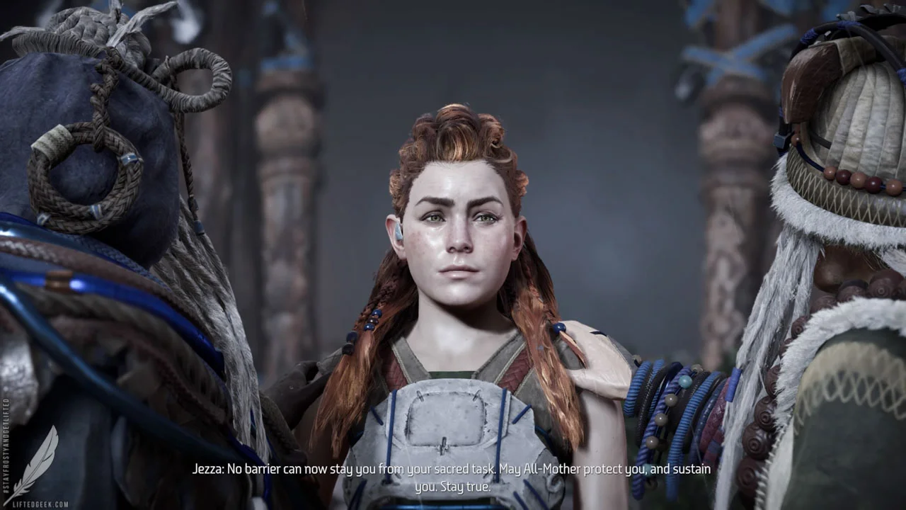 Aloy, the game's protagonist