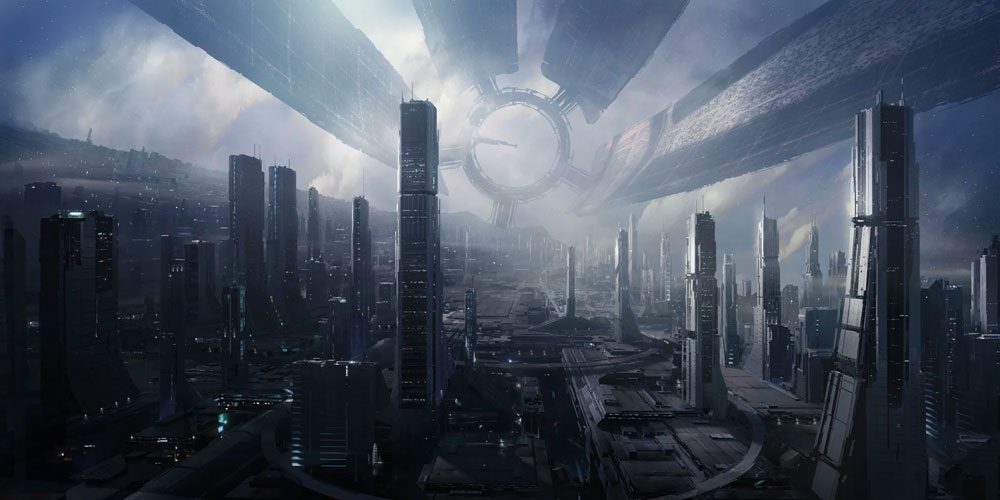 the Citadel, the center of the Galactic government