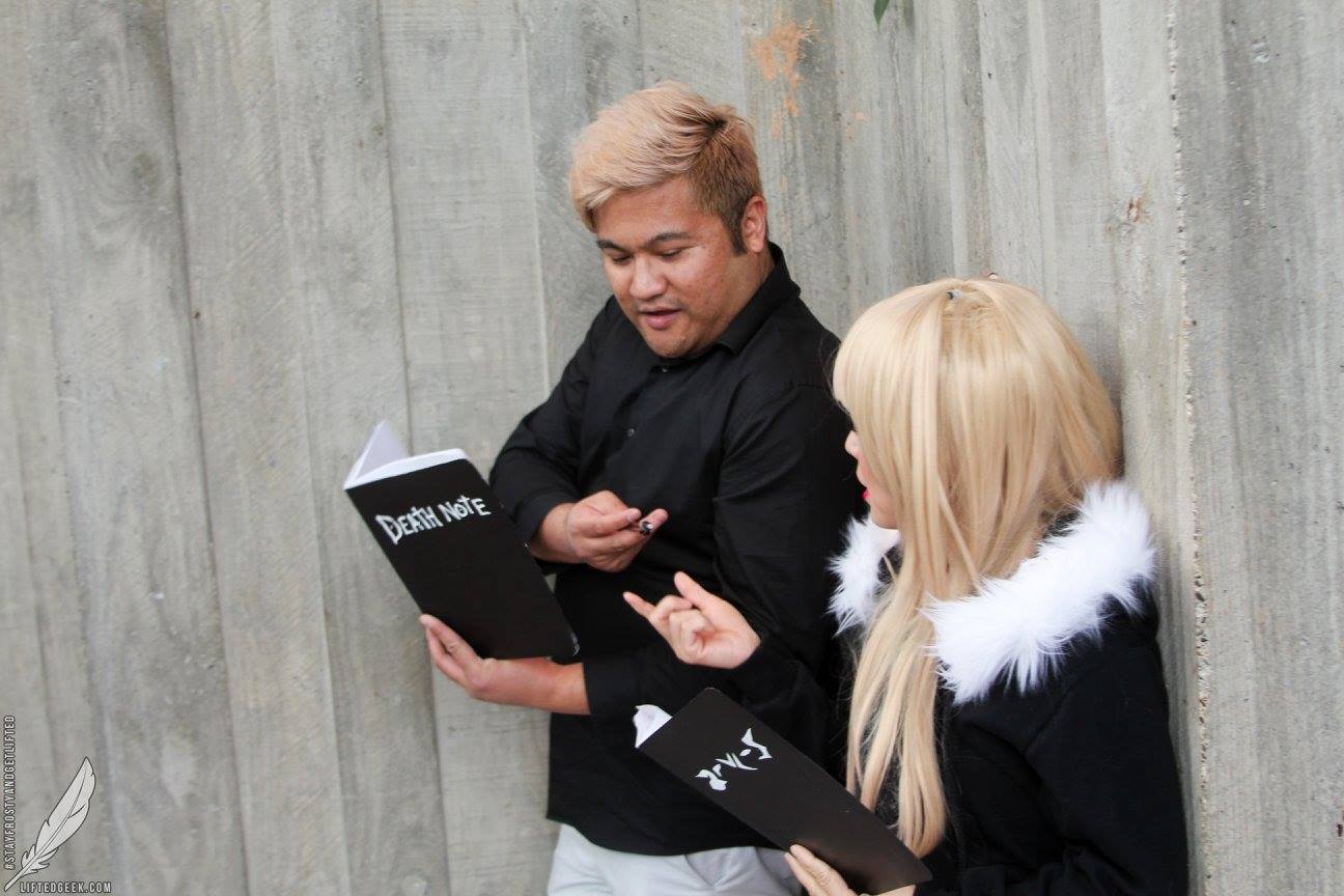 10 years ago we cosplayed Light and Misa from Death Note... we did it again this year
