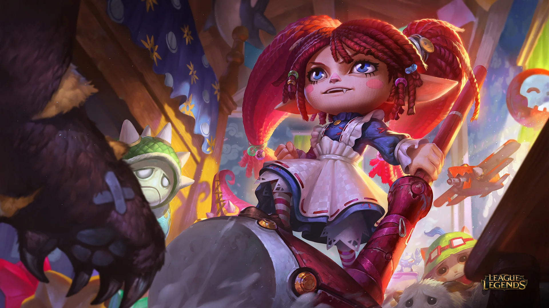 League of Legends Ragdoll Poppy splash art