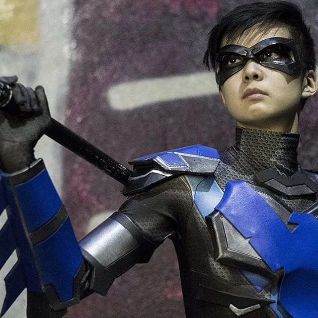 Bullet Shot Hero cosplaying as Dick Grayson/Nightwing