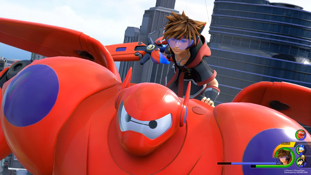 Riding Baymax!