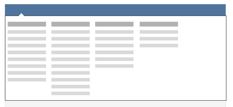  4 columns of content 