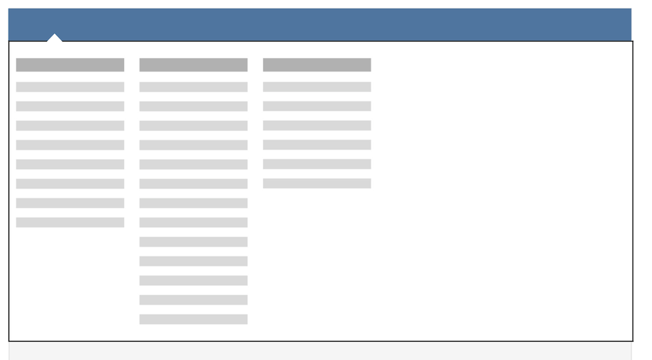  3 columns of content 