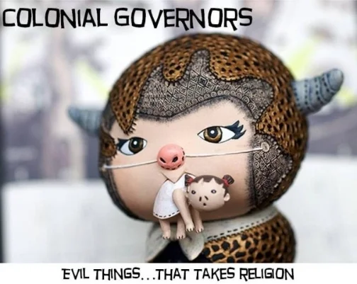 "...who says politics and religion can't co-exist in music..."