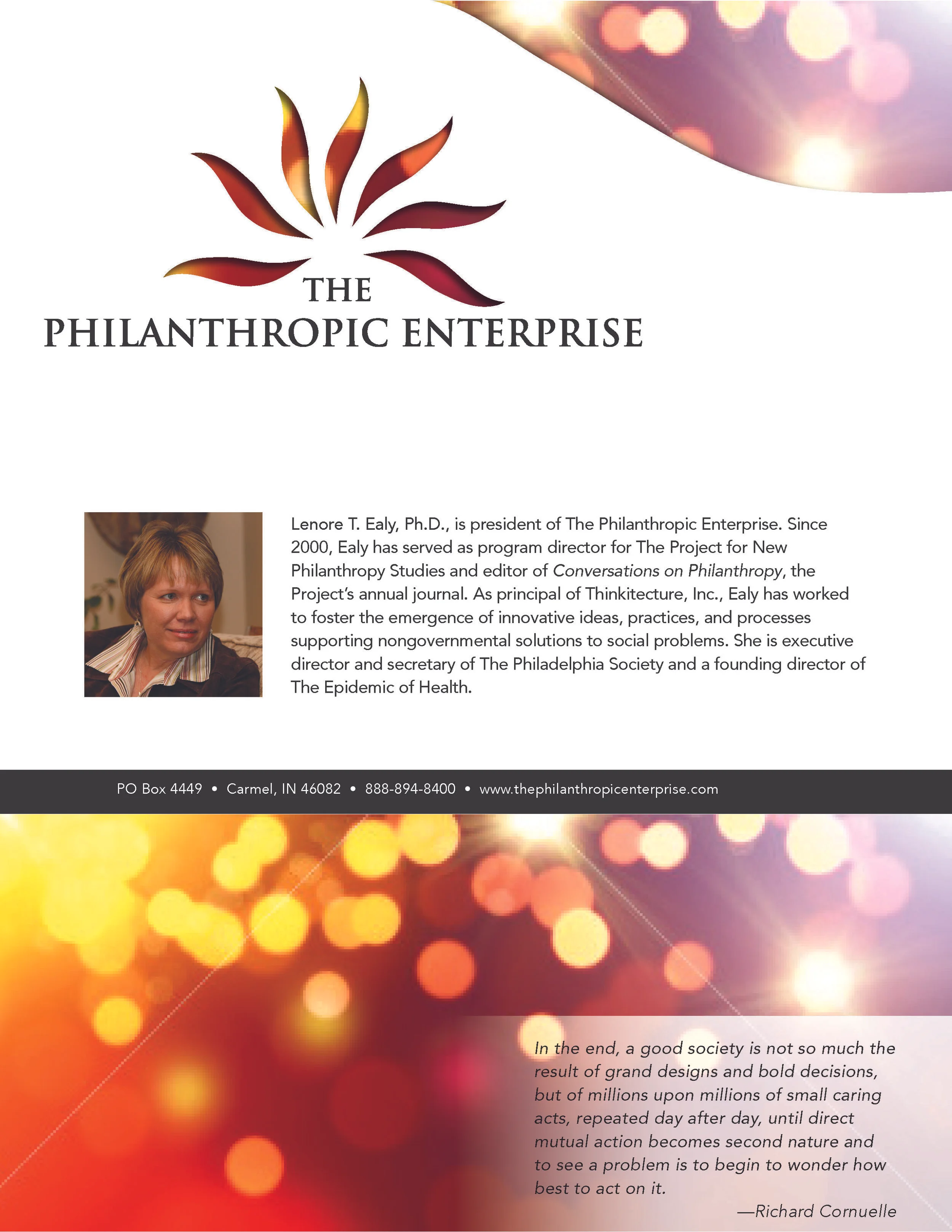 The Philanthropic Enterprise