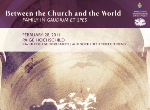 Working with the Diocese of Phoenix and Catholic Phoenix , we developed a online advertising and printed posters for a speaker series.