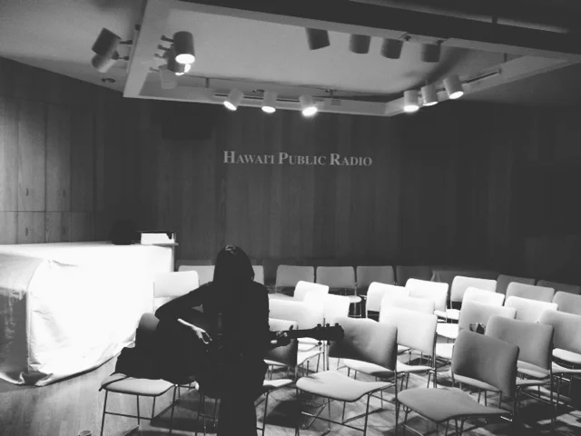 Had a great time at Hawaii Public Radio's "The Conversation" program. Got to talk about music and sing a song. Always a good thing.