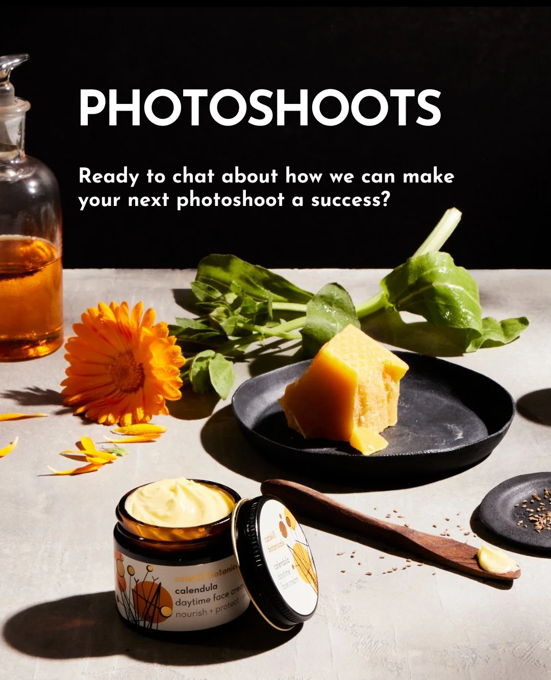 Interested in a photoshoot?
⁠
Every photoshoot is a unique adventure, whether it's capturing beautiful products in a studio or building a comprehensive library of stills and videos across various sets and locations. I specialize in bringing your visi