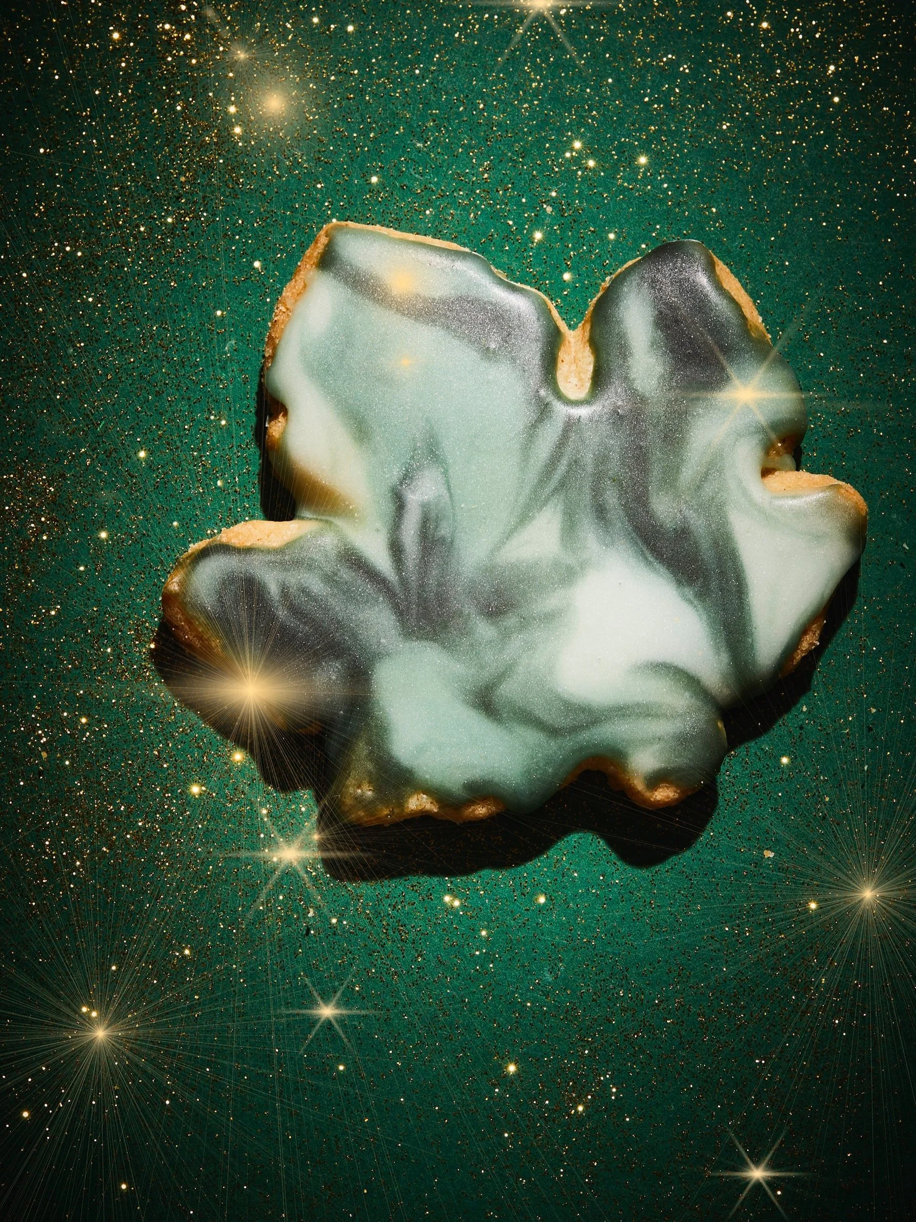 image of a leaf cookie by NYC food photographer EVI ABELER