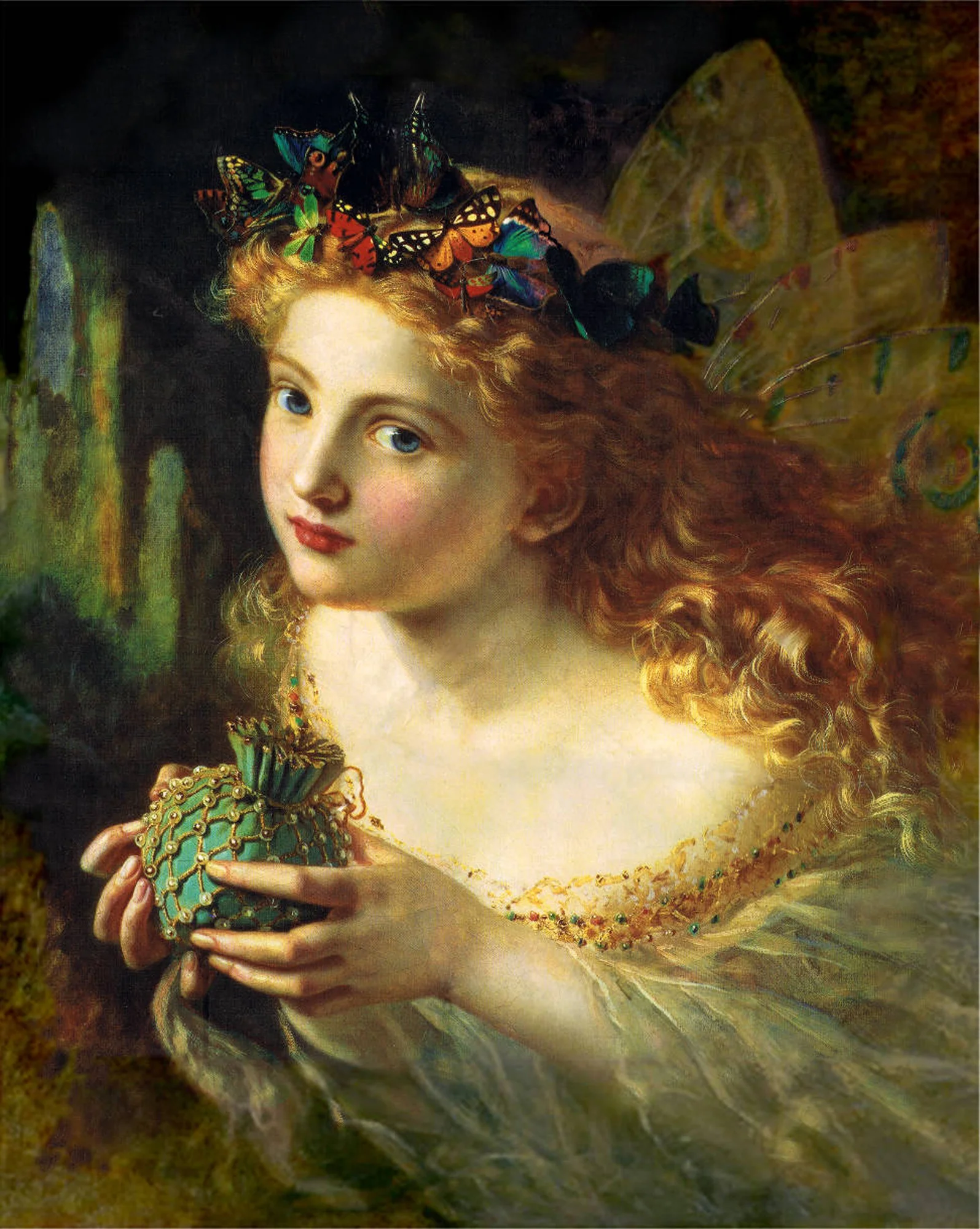 Sophie Anderson Take The Fair Face of Woman AKA The Fairy Queen 19th century