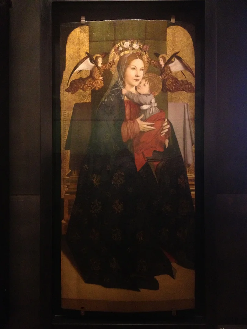 Antonello da Messina: Saint John The Evangelist & Madonna and Child Enthroned and Two Angels