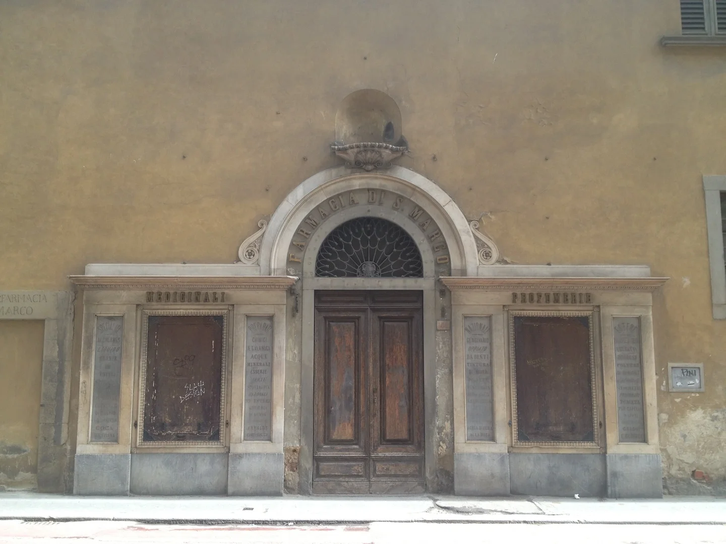 19th Century Apothecary Storefront Florence, Italy
