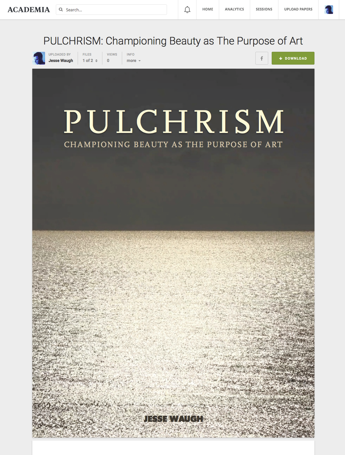 My Master's Thesis Published on Academia.edu!