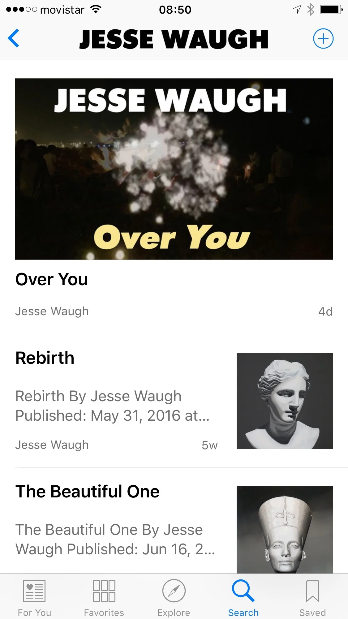 All New JESSE WAUGH Channel on Apple News