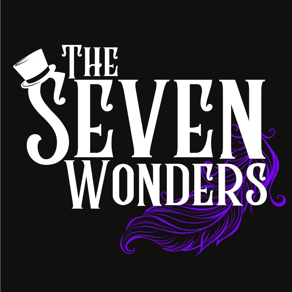 The Seven Wonders Feather logo on black MEDIA.jpg