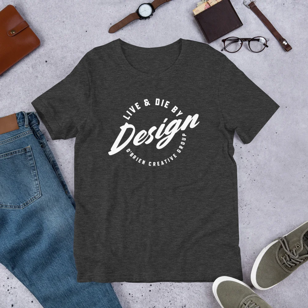 Die-By-Design_WHITE_mockup_Front_Flat-Lifestyle_Dark-Grey-Heather.jpg