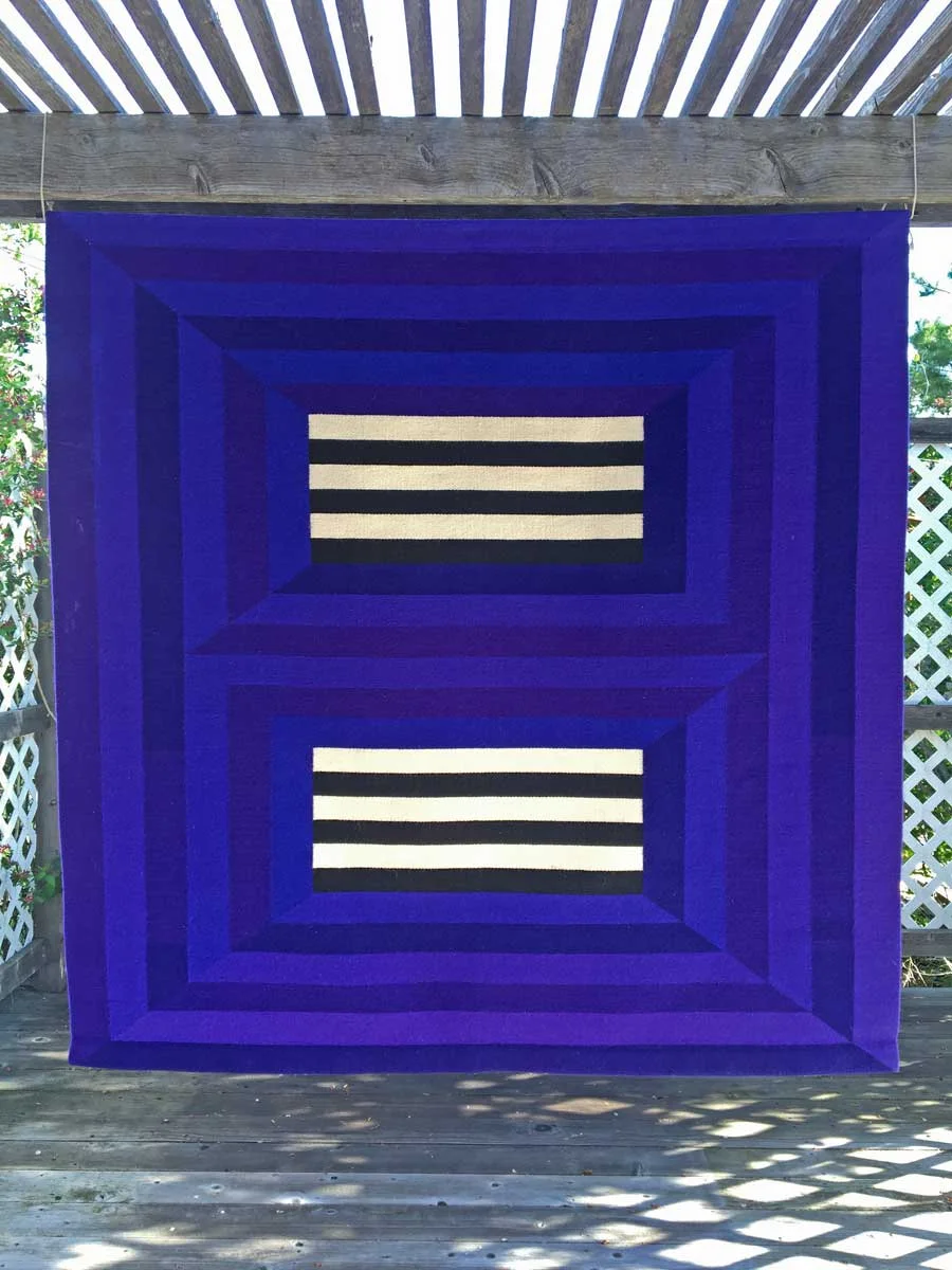 Jeremy Koehler, unknown title, 1995, 60 x 60 inches, tapestry