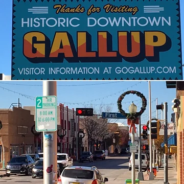 I grew up in Gallup, NM. It doesn't change much, though this sign was new.