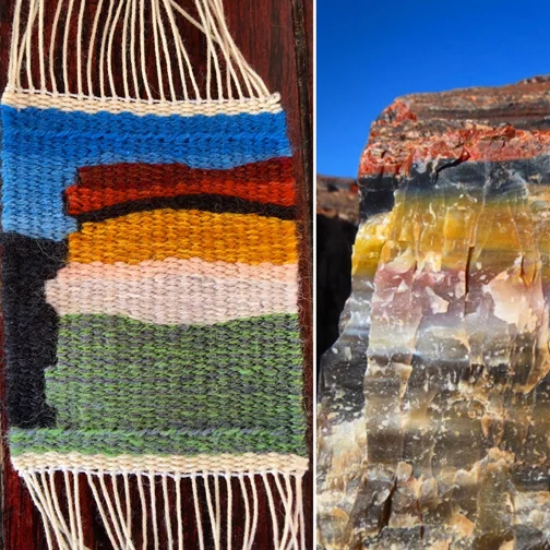 Day #24, Rebecca Mezoff, tapestry