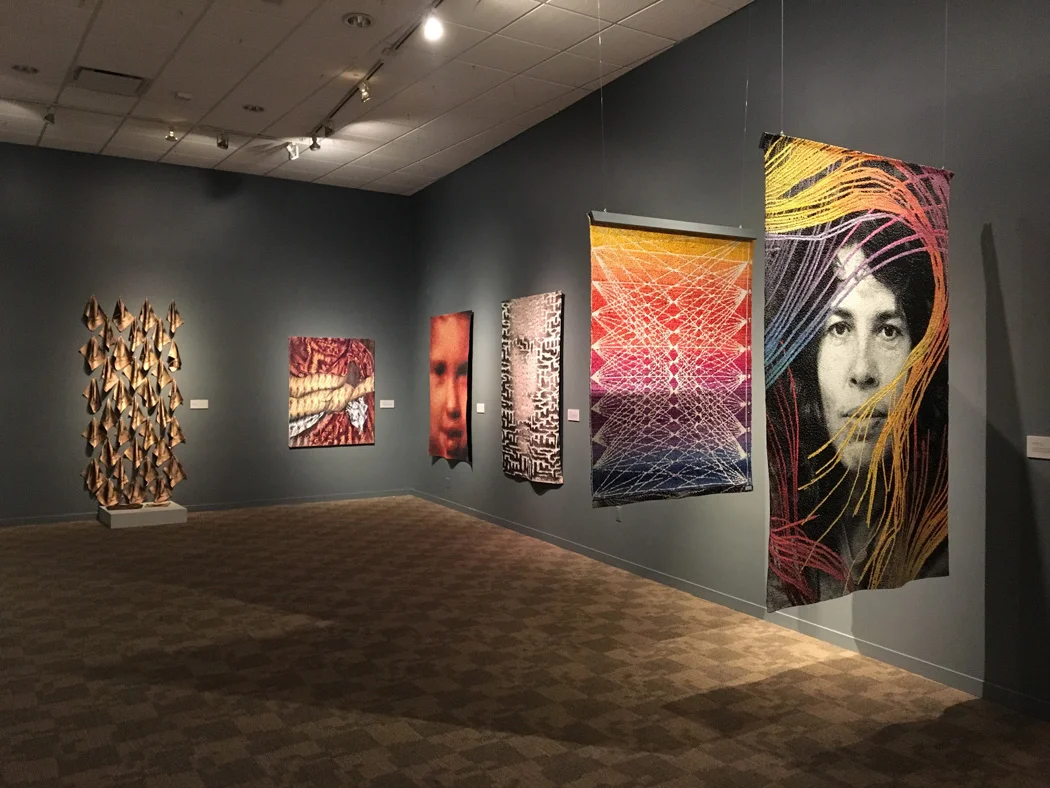 Work of Lia Cook in the show Cerebral Touch: 1980-now at San Jose Museum of Quilts and Textiles.