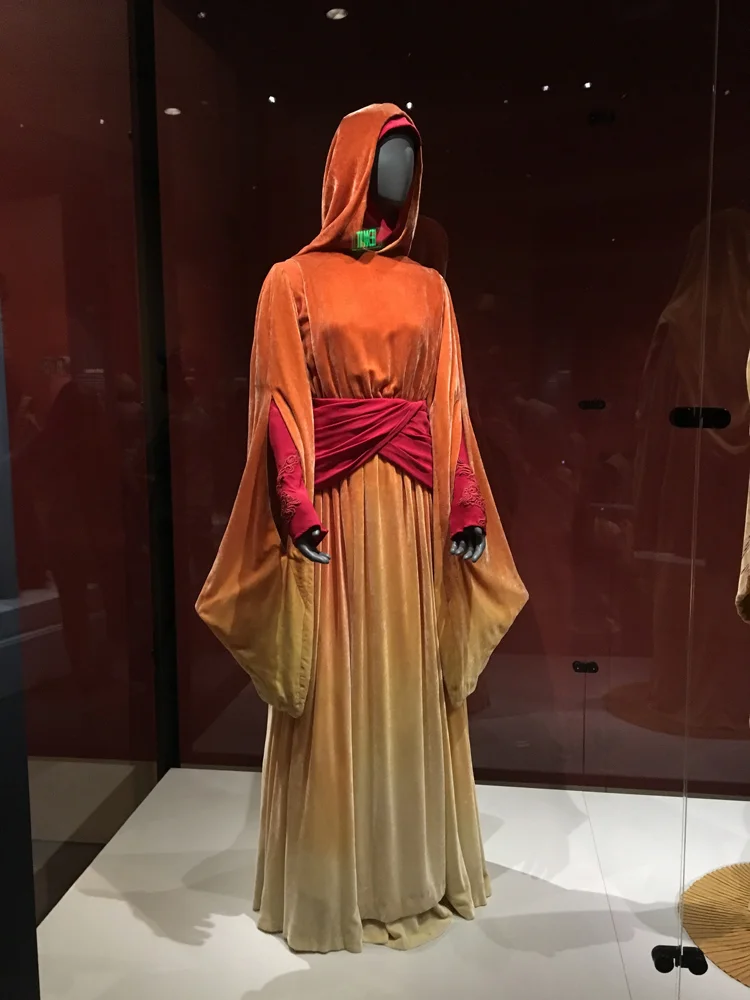 Ombre travel gown.