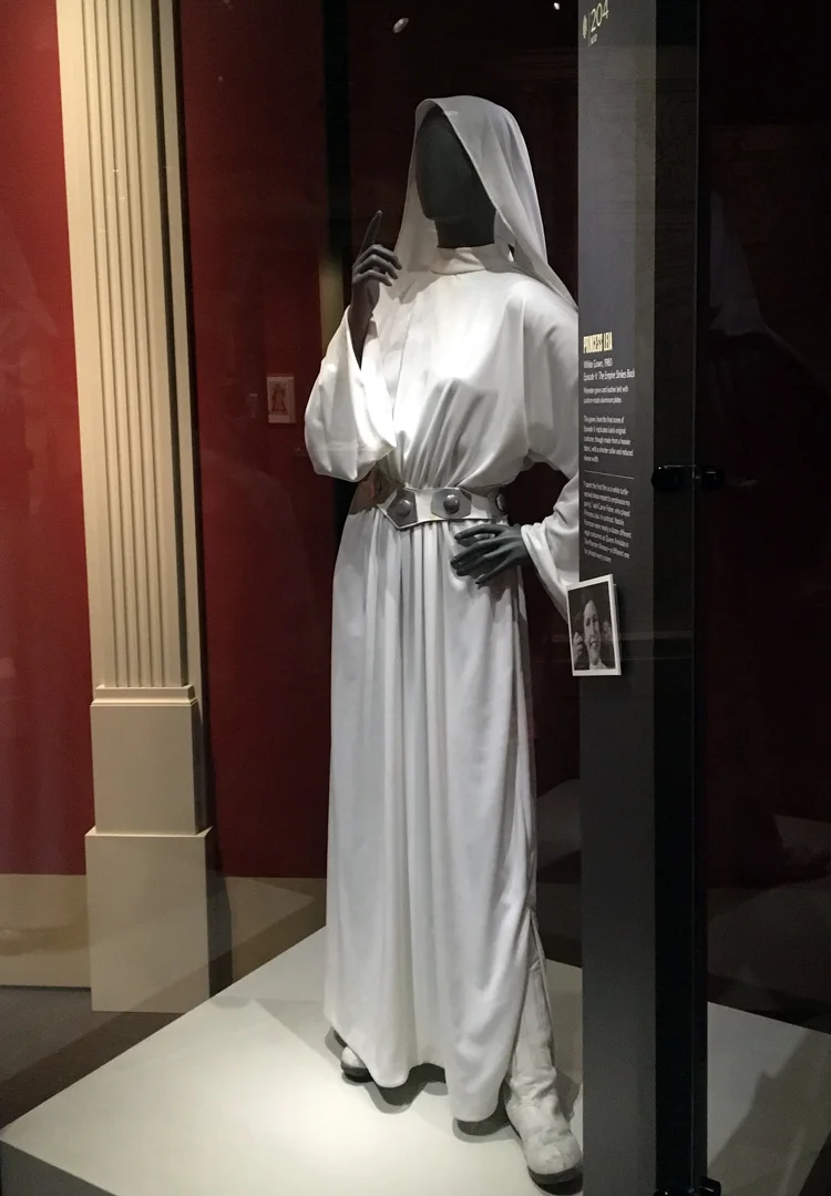 Recreation of a Princess Leia costume from the original movies.