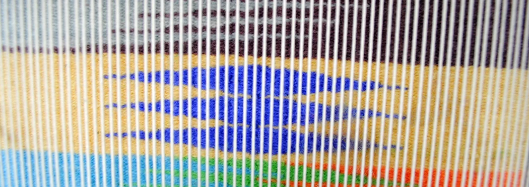 Learning beginning tapestry weaving