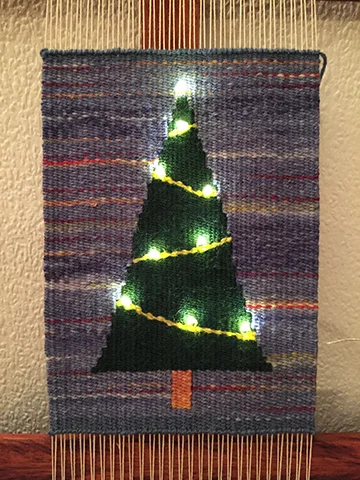 Martina Mueller, LED tapestry tree