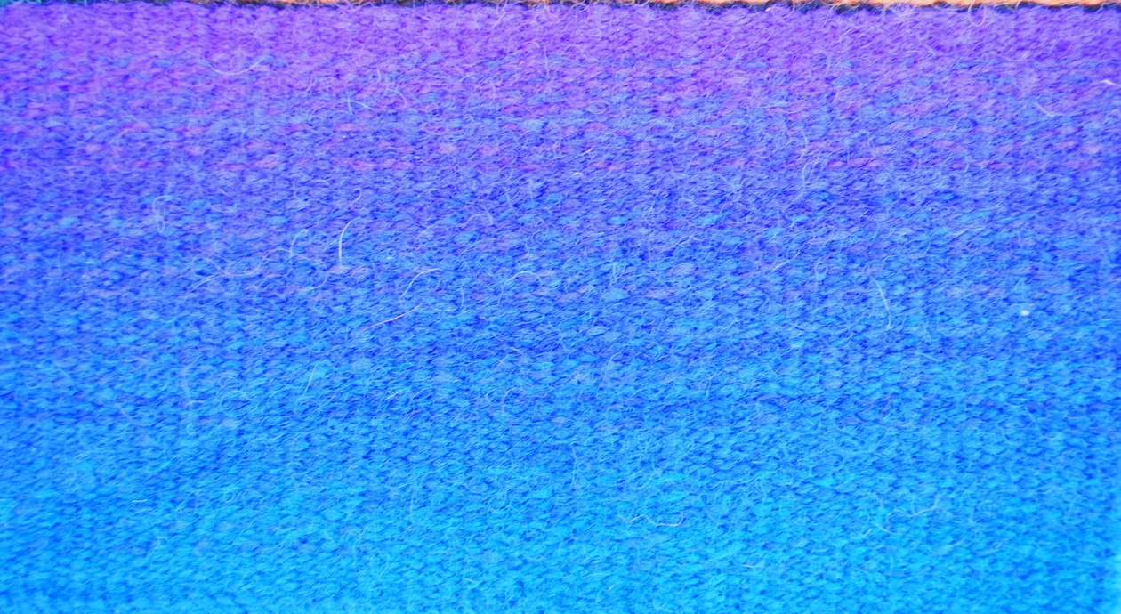 A tapestry weaver's signature technique