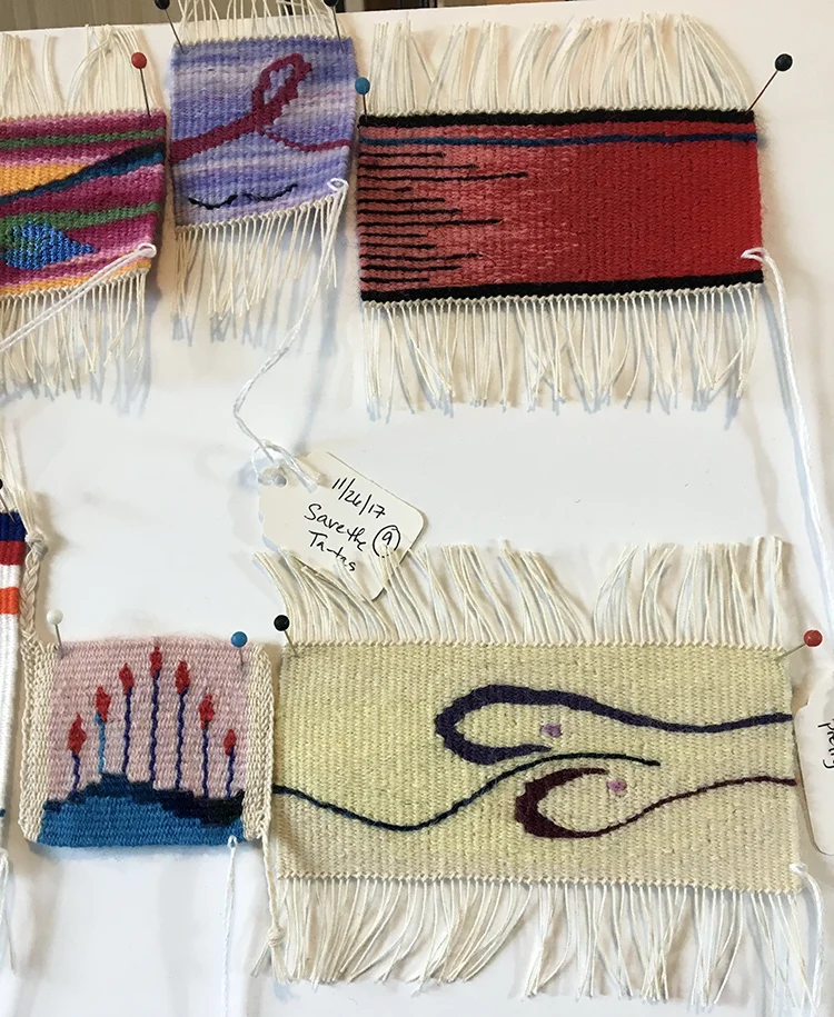 Rebecca Mezoff, tapestry diary 2018