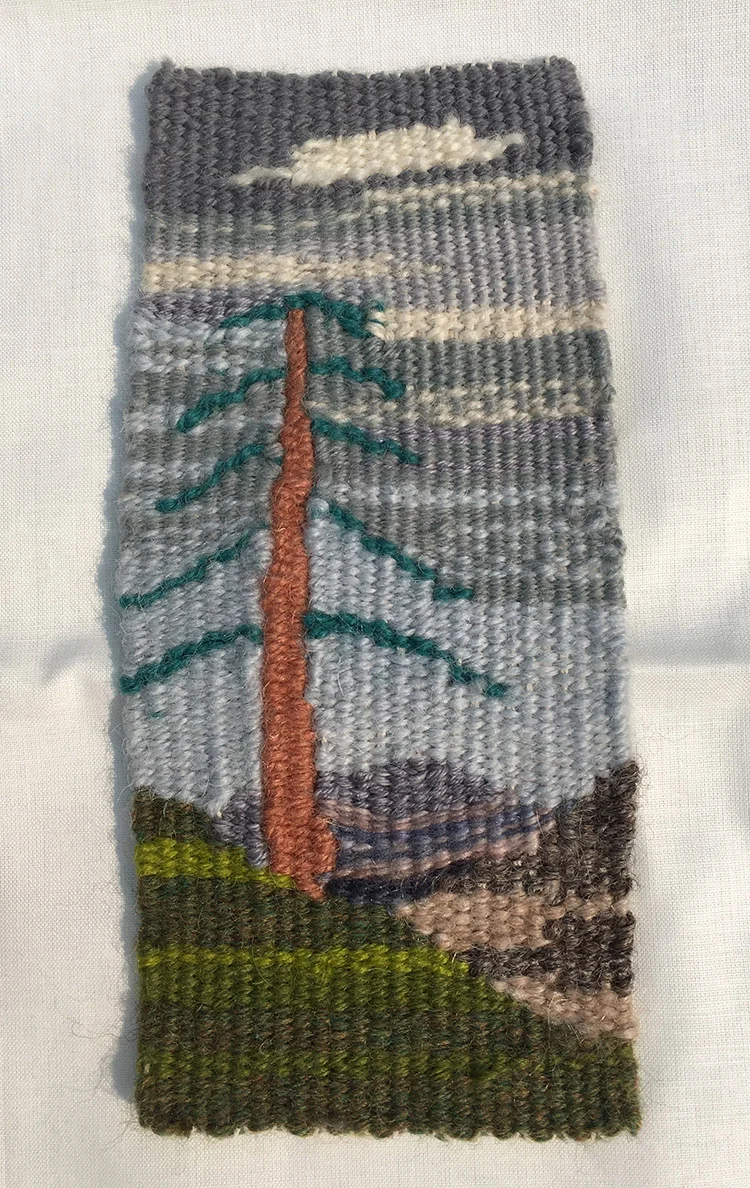 Irene Takahashi, four selvedge weaving
