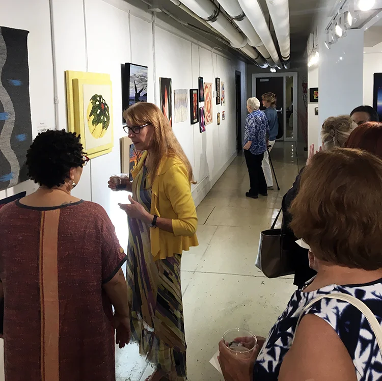 Warp and Weft opening, August 14, 2018