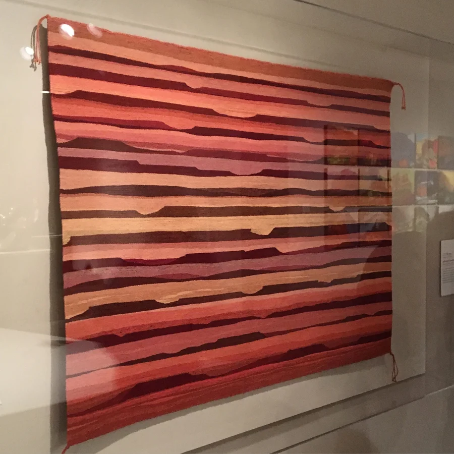 DY Begay, Intended Vermillion, In the collection of the Denver Art Museum