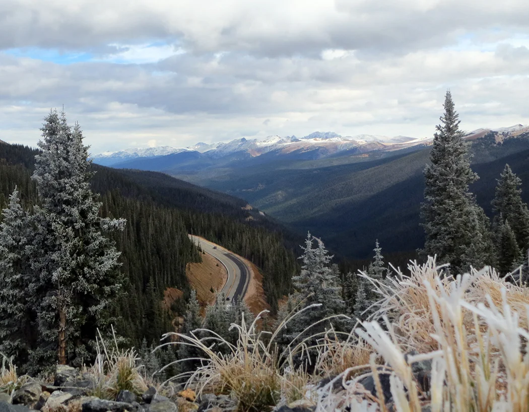 Rocky Mountain National Park from Berthoud Pass, Colorado
