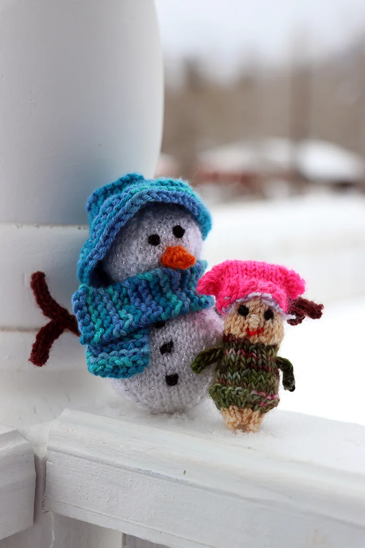 She will bring her snowman buddy since it is January and he won’t melt..