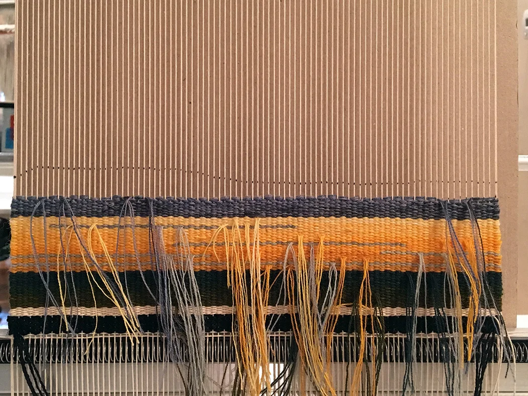 Karen’s tapestry in progress