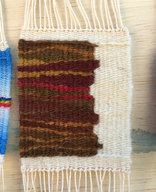 Rebecca Mezoff, Petrified Forest tapestry diary, Day #3
