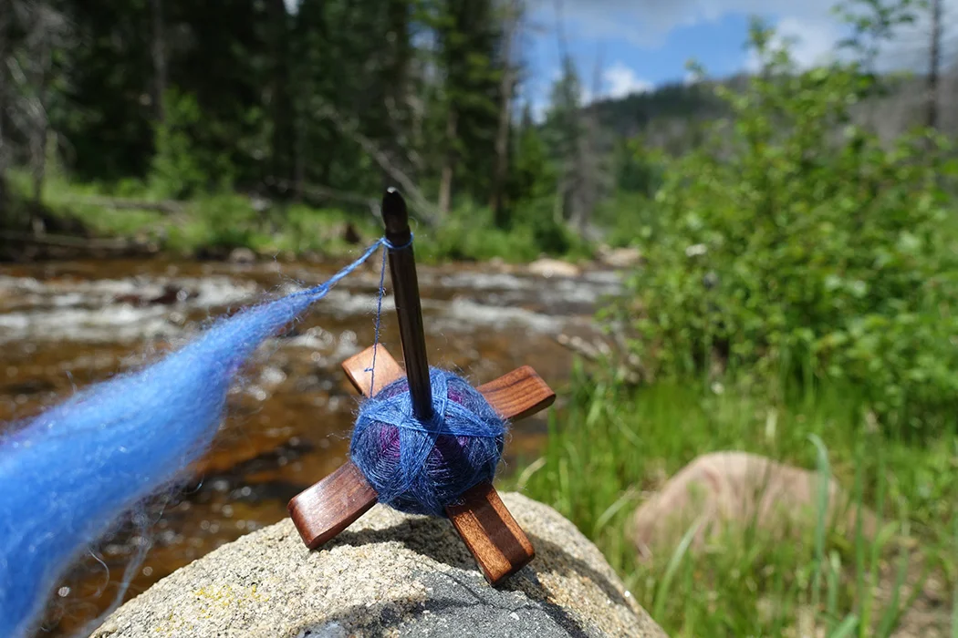 Rebecca Mezoff, Rawah Wilderness spinning