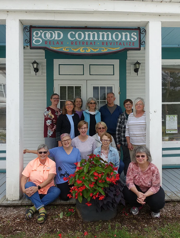 Front row: Ginny, Pamela, Rebecca, Lesley, Linda, Margit. Back row: Marlena, Cindy, Barbara, Leslie, Isidro, Donna, Ramona