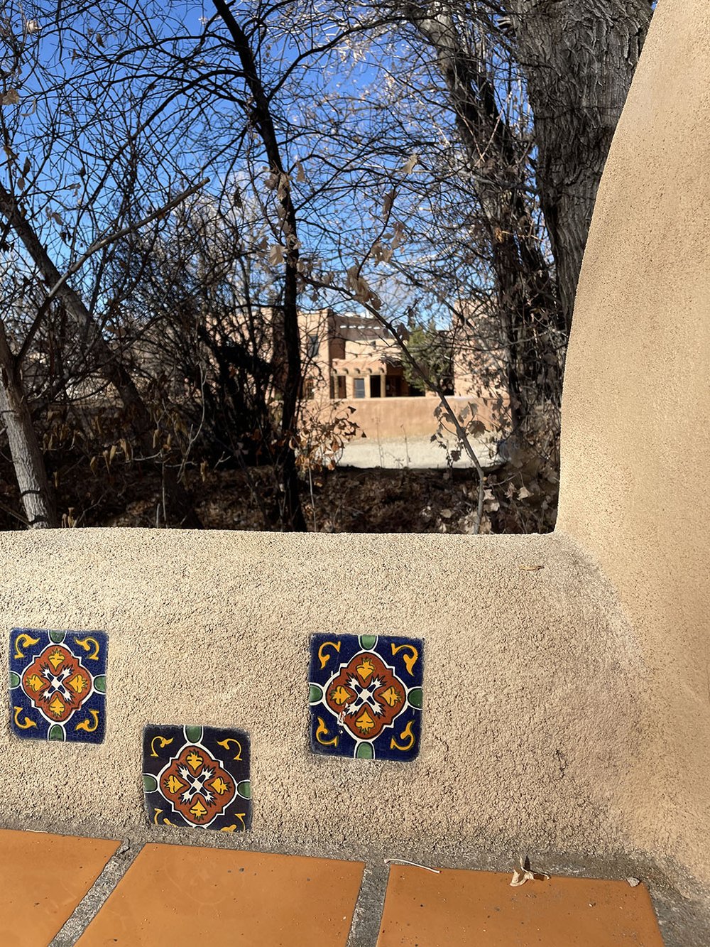 Juniper House from the patio of the Historic House