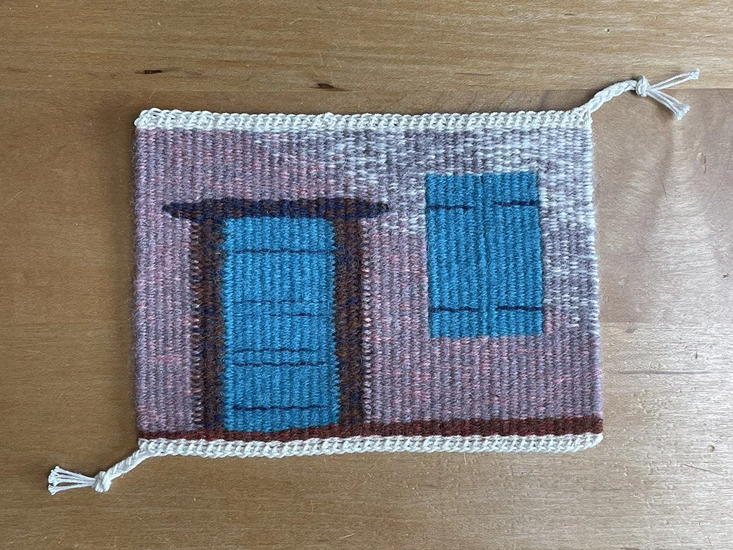 Finishing your tapestry: a plait or braid makes a neat finish