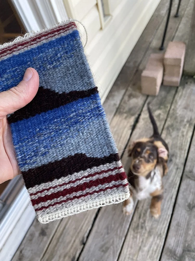 Just wanted to share my most recent loom knitting project: my Trans Pride  blanket. : r/lgbt