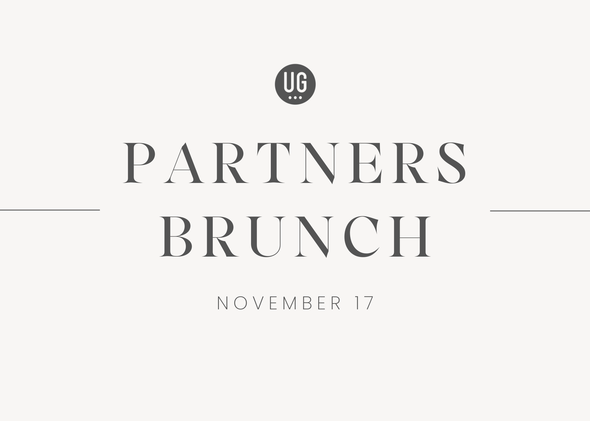 Underground Partner's Brunch