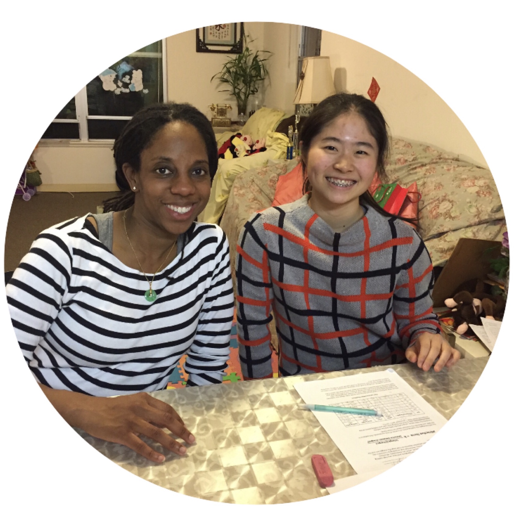 home-based tutor and student