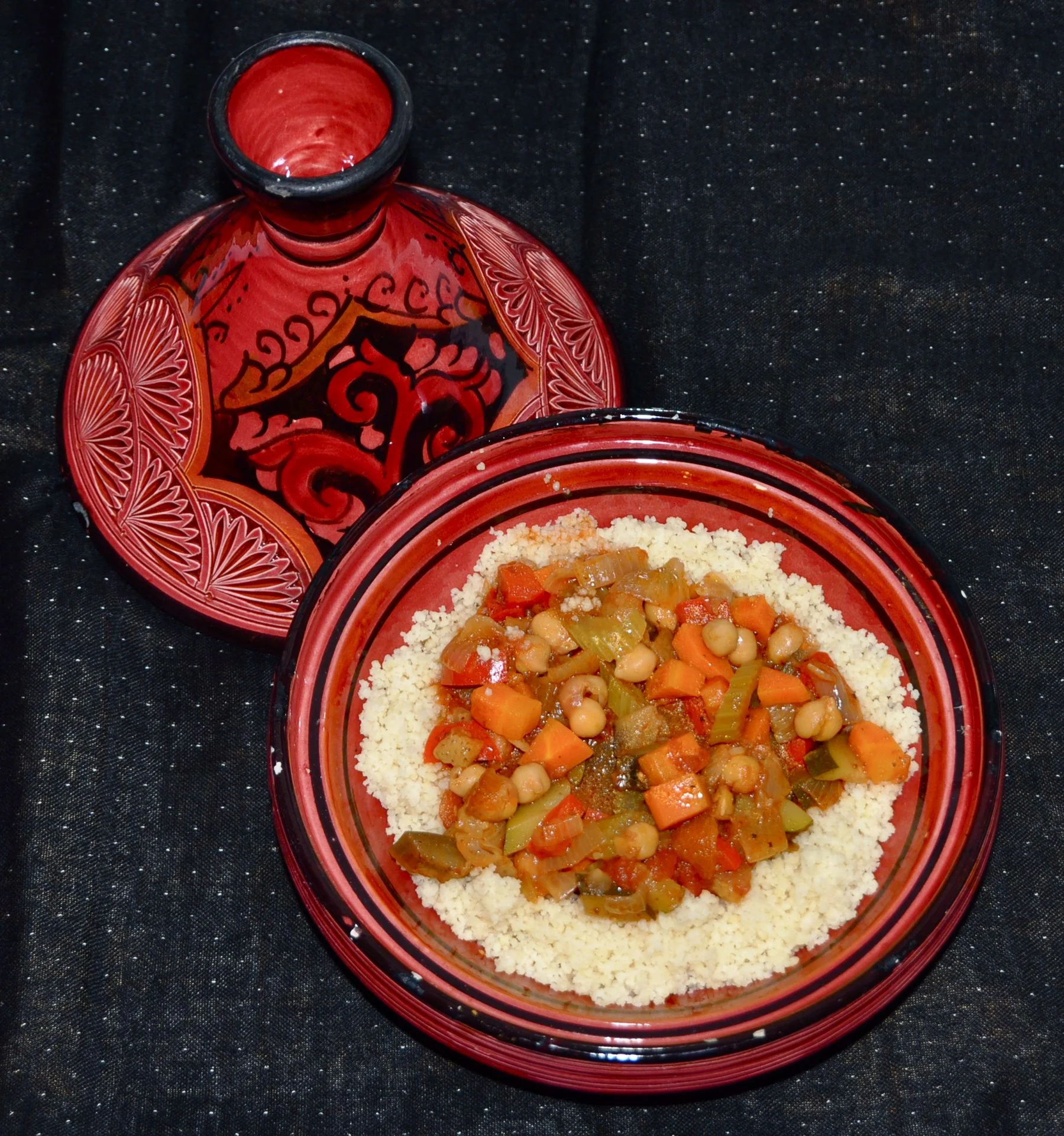 Cous Cous With Seven Vegetable Stew