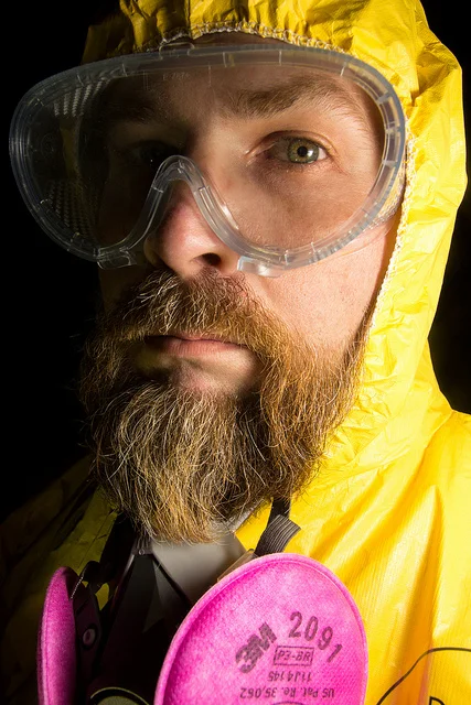 Luckily I find this protective suit comfortable, and just happened to be wearing it already when the shit went down.
