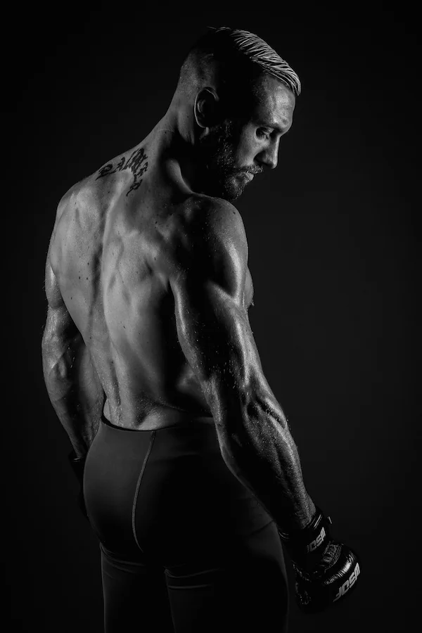WSOF star Lance Palmer during our studio session at the Cosmopolitan LV.