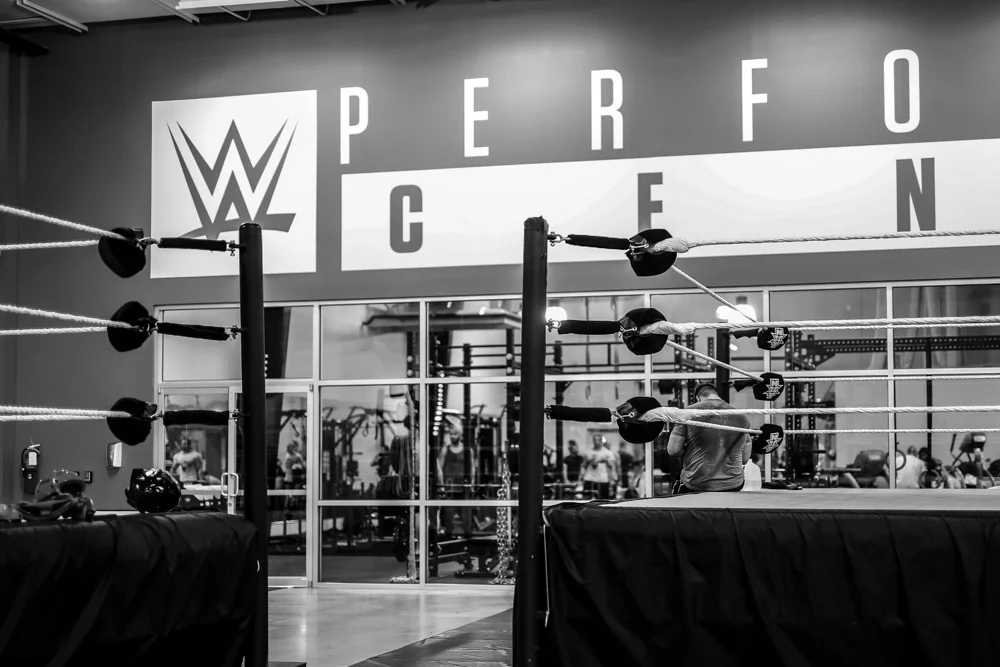 Kevin Owens enjoying a rare break at the WWE Performance Center in Orlando, FL.