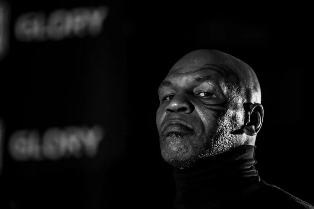 Mike Tyson giving me the stink eye in Hampton, Virginia. 